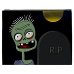 Halloween zombie on the cemetery Cosmetic Bag (XXXL) 