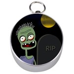 Halloween zombie on the cemetery Silver Compasses