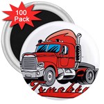 truckin 3  Magnet (100 pack)