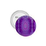 India Ornaments Mandala Pillar Blue Violet 1.75  Buttons