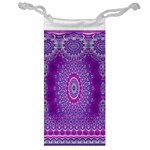 India Ornaments Mandala Pillar Blue Violet Jewelry Bags