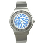 Blue summer design Stainless Steel Watch
