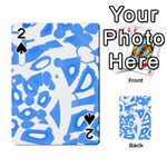 Blue summer design Playing Cards 54 Designs 