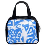 Blue summer design Classic Handbags (2 Sides)