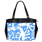 Blue summer design Office Handbags (2 Sides) 