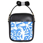 Blue summer design Girls Sling Bags