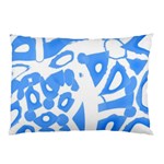 Blue summer design Pillow Case (Two Sides)