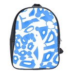 Blue summer design School Bags (XL) 