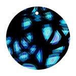 Blue light Ornament (Round) 