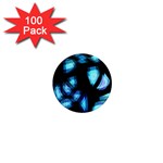 Blue light 1  Mini Magnets (100 pack) 