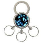 Blue light 3-Ring Key Chains