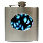 Blue light Hip Flask (6 oz)