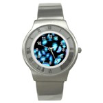 Blue light Stainless Steel Watch