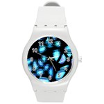 Blue light Round Plastic Sport Watch (M)