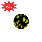 Yellow light 1  Mini Buttons (10 pack) 