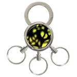 Yellow light 3-Ring Key Chains