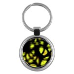 Yellow light Key Chains (Round) 