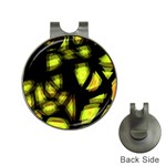 Yellow light Hat Clips with Golf Markers
