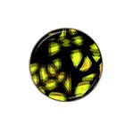 Yellow light Hat Clip Ball Marker (4 pack)