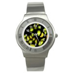 Yellow light Stainless Steel Watch