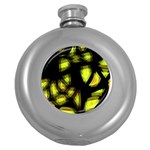 Yellow light Round Hip Flask (5 oz)