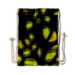 Yellow light Drawstring Bag (Small)