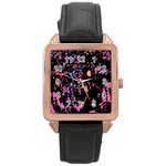 Put some colors... Rose Gold Leather Watch 