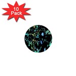 Colorful magic 1  Mini Buttons (10 pack) 