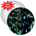 Colorful magic 3  Buttons (100 pack) 