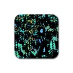 Colorful magic Rubber Square Coaster (4 pack) 