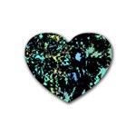 Colorful magic Rubber Coaster (Heart) 