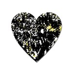 Little bit of yellow Heart Magnet