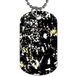 Little bit of yellow Dog Tag (Two Sides)