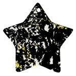 Little bit of yellow Star Ornament (Two Sides) 
