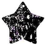 Little bit of purple Star Ornament (Two Sides) 