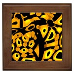 Yellow design Framed Tiles