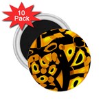 Yellow design 2.25  Magnets (10 pack) 