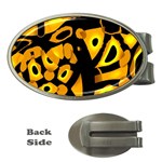 Yellow design Money Clips (Oval) 