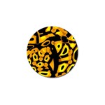 Yellow design Golf Ball Marker