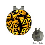 Yellow design Hat Clips with Golf Markers