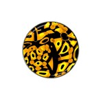 Yellow design Hat Clip Ball Marker