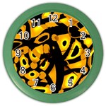 Yellow design Color Wall Clocks