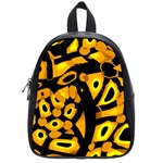 Yellow design School Bags (Small) 