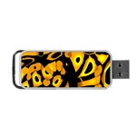 Yellow design Portable USB Flash (One Side)