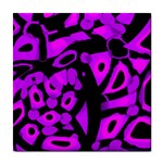 Purple design Tile Coasters