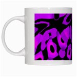 Purple design White Mugs