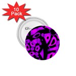Purple design 1.75  Buttons (10 pack)