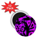 Purple design 1.75  Magnets (10 pack) 