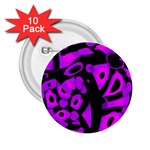 Purple design 2.25  Buttons (10 pack) 