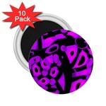 Purple design 2.25  Magnets (10 pack) 